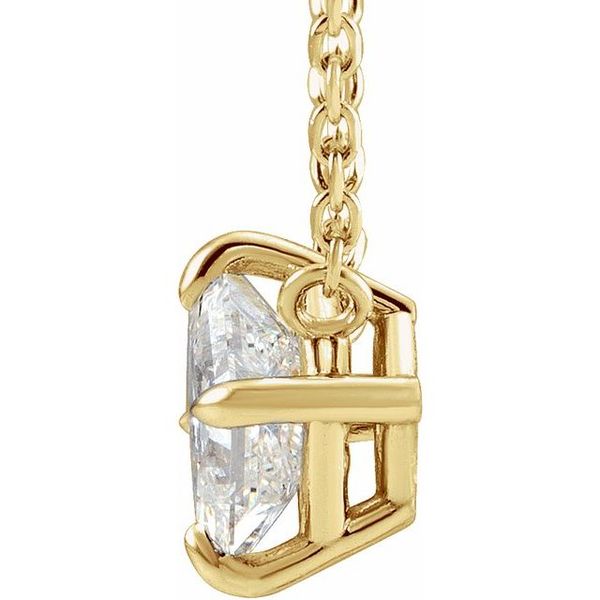 Solitaire Claw-Prong Necklace - Image 5