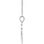 Live, Love, or Hope Disc Necklace - Image 2