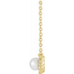 Halo-Style Pearl Necklace - Image 2