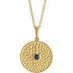 Beaded Disc Necklace