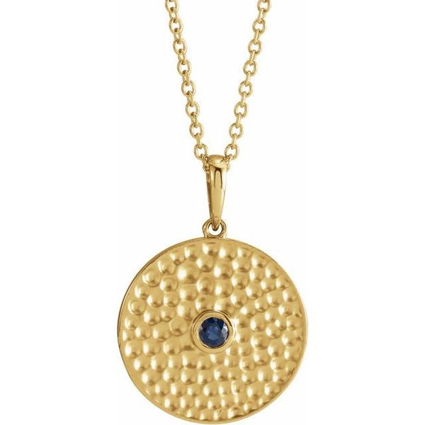 Beaded Disc Necklace