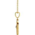 Beaded Disc Necklace - Image 2