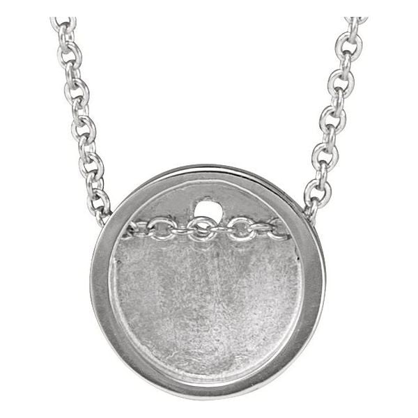 Engravable Disc Necklace or Slide Pendant - Image 3