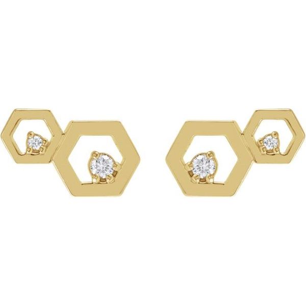 Honeycomb Earrings - Image 2