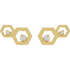 Honeycomb Earrings - Image 2