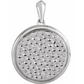 Beaded Disc Pendant