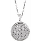 Beaded Disc Necklace
