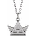 Tiny Crown Necklace