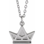 Tiny Crown Necklace