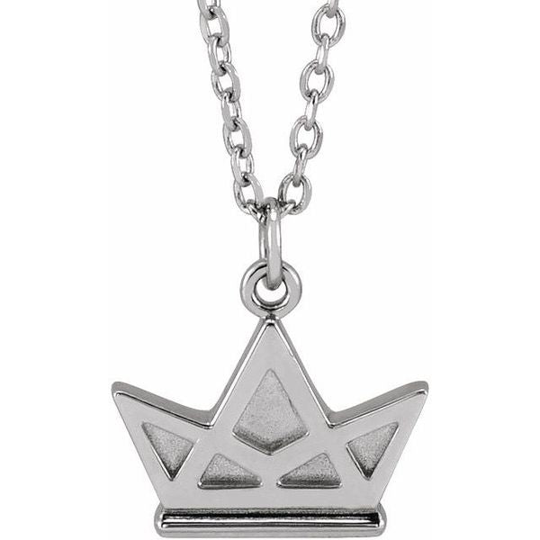 Tiny Crown Necklace