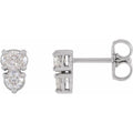 Two-Stone Earrings