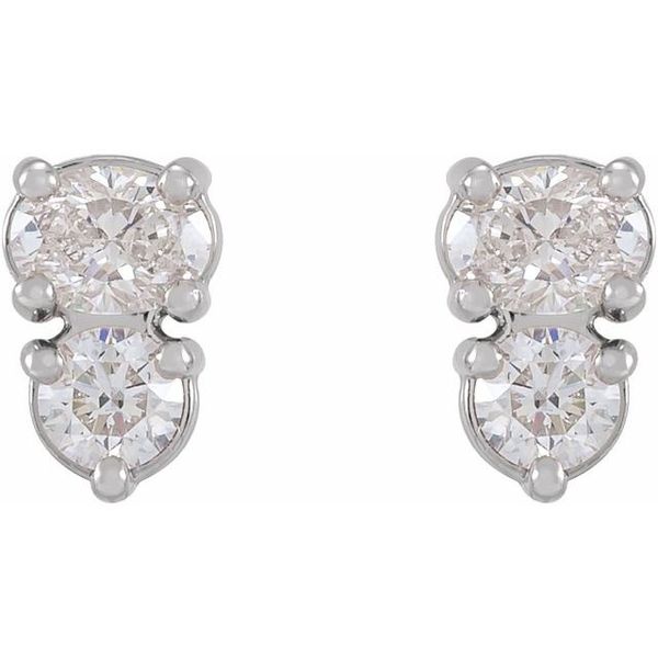 Two-Stone Earrings - Image 2