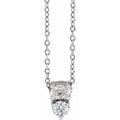 Two-Stone Necklace or Slide Pendant
