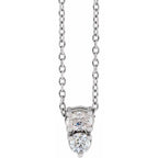 Two-Stone Necklace or Slide Pendant