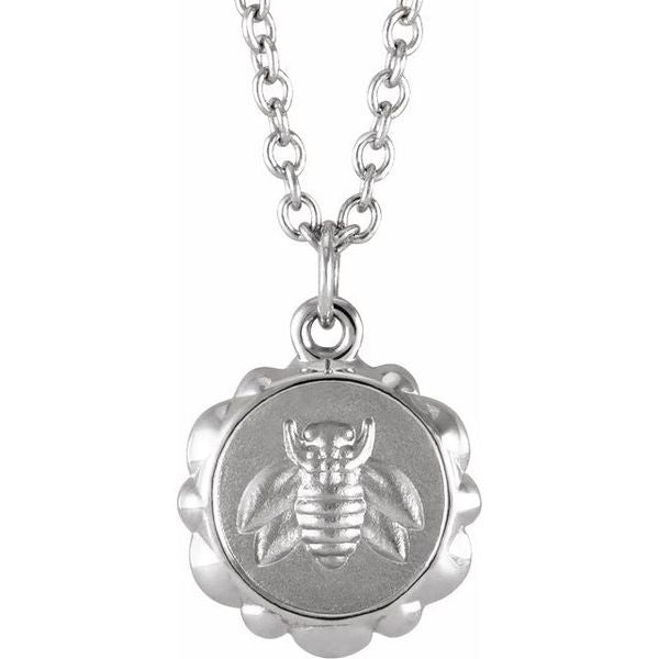 Bee Medallion Necklace