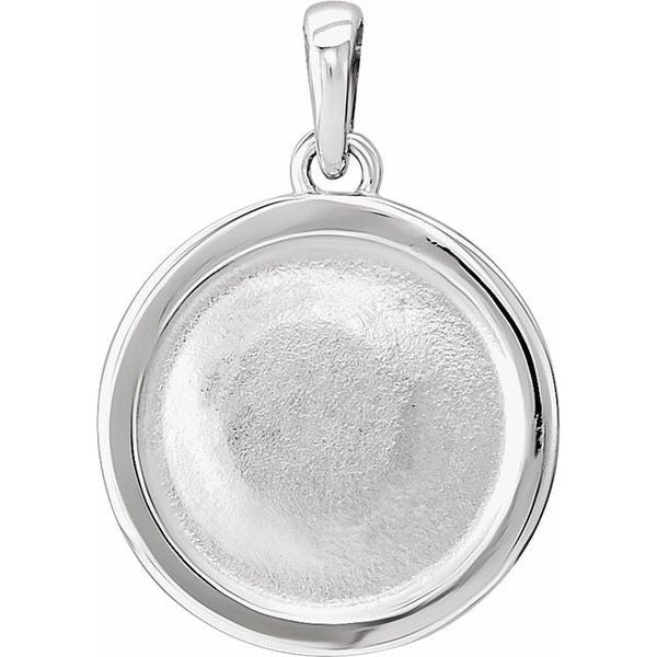 Beaded Elephant Disc Pendant - Image 3