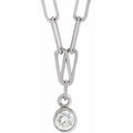 Micro Bezel-Set Necklace