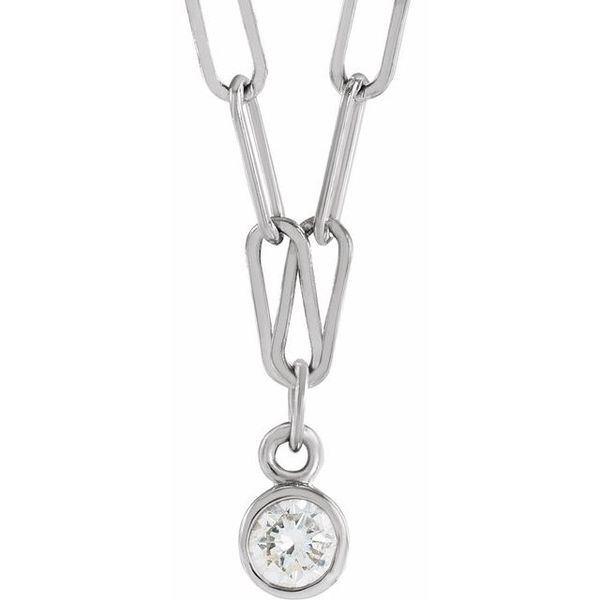 Micro Bezel-Set Necklace