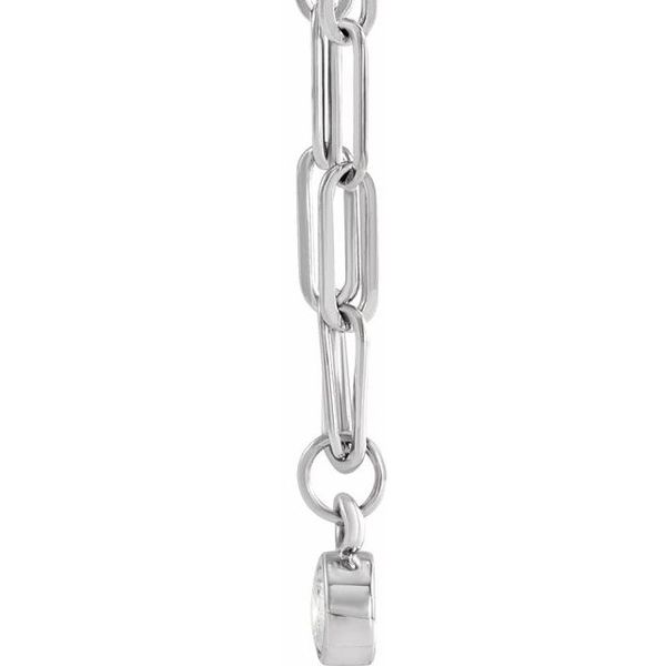 Micro Bezel-Set Necklace - Image 2