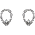 Accented Geometric Earrings - Image 2