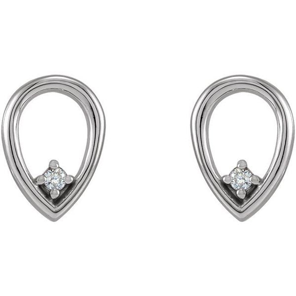 Accented Geometric Earrings - Image 2