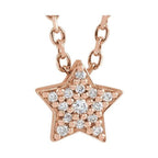 Star Necklace or Slide Pendant