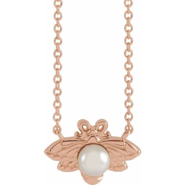 Pearl Bee Necklace