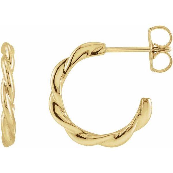 Twisted Hoop Earrings