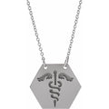 Engravable Medical Identification Necklace