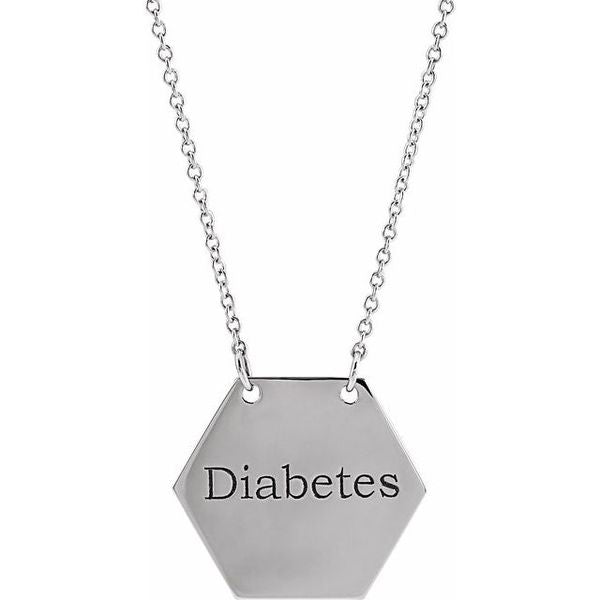 Engravable Medical Identification Necklace - Image 4
