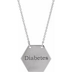 Engravable Medical Identification Necklace - Image 4