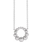 Beaded Circle Necklace