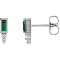 Accented Bar Earrings