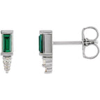 Accented Bar Earrings