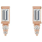 Accented Bar Earrings - Image 2