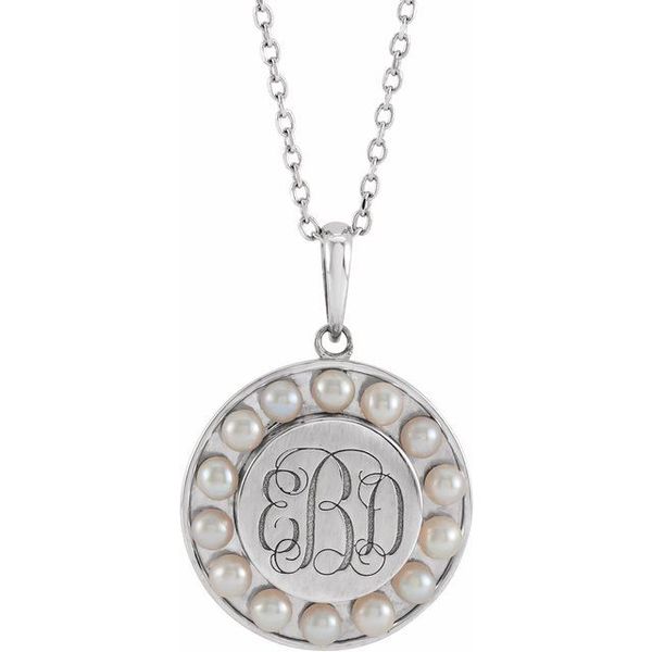 Engravable Halo-Style Necklace - Image 3