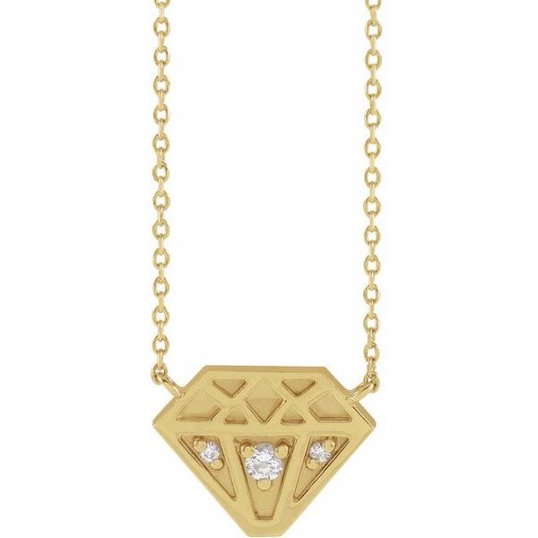 Tiny Diamond Necklace