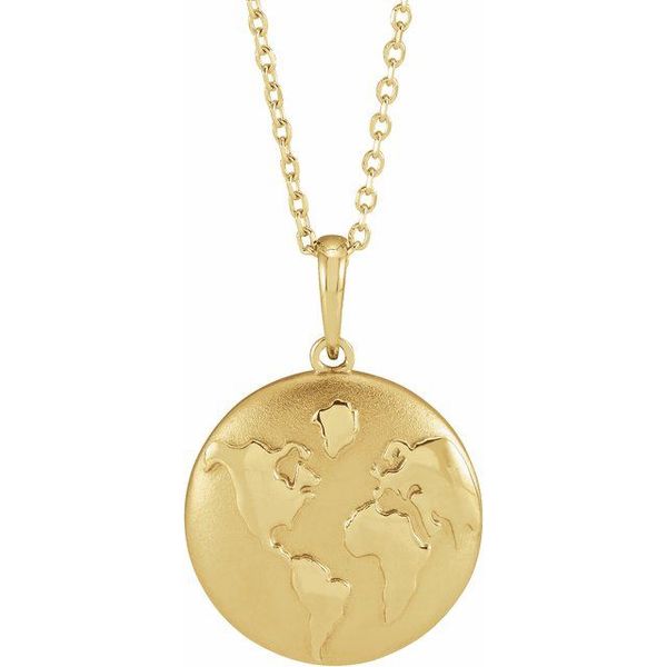 Old World Globe Necklace