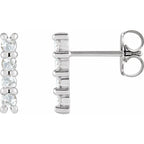 Cabochon Bar Earrings