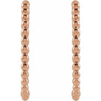 Beaded Hoop Earrings - Image 2