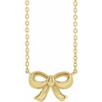 Bow Necklace
