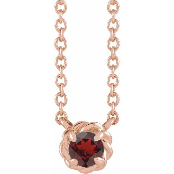 Claw-Prong Rope Necklace