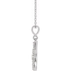 Cabochon Crescent Moon Necklace - Image 2
