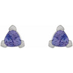Trillion 3-Prong V-End Earrings - Image 2