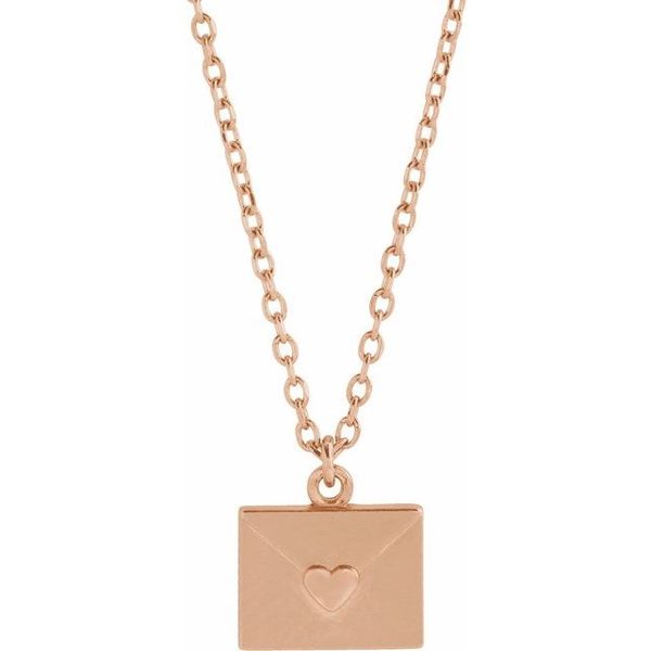 Heart Envelope Necklace