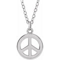 Peace Symbol Necklace