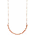 Curved Bar Necklace