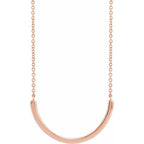 Curved Bar Necklace