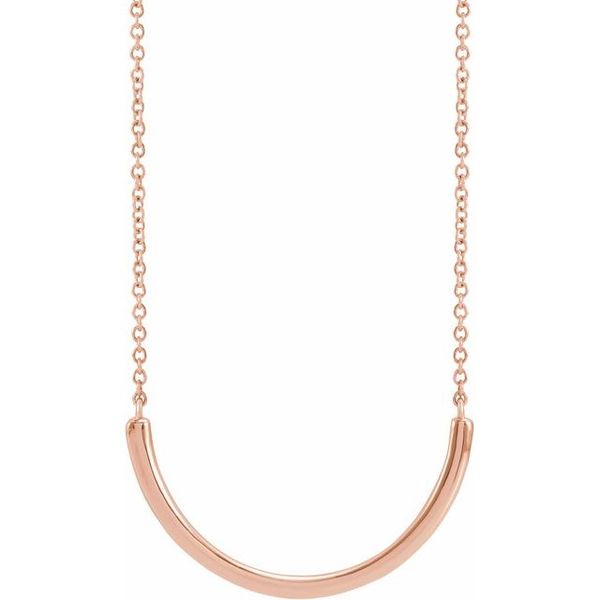 Curved Bar Necklace