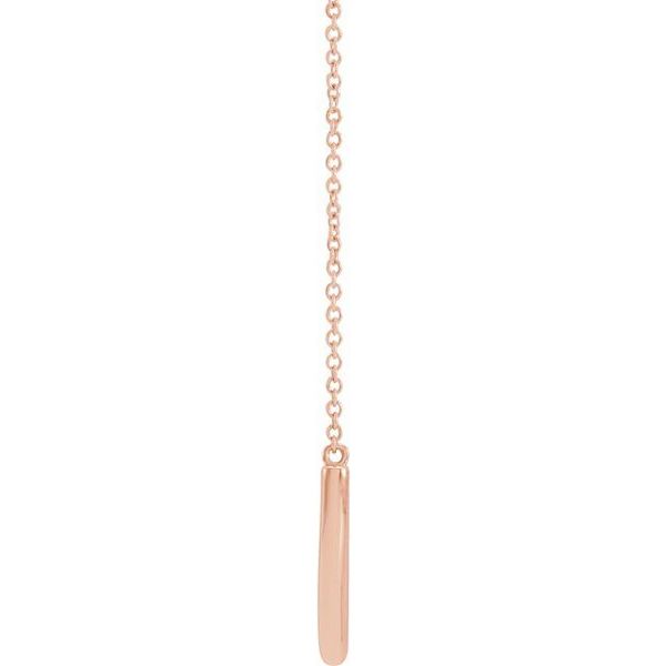 Curved Bar Necklace - Image 2